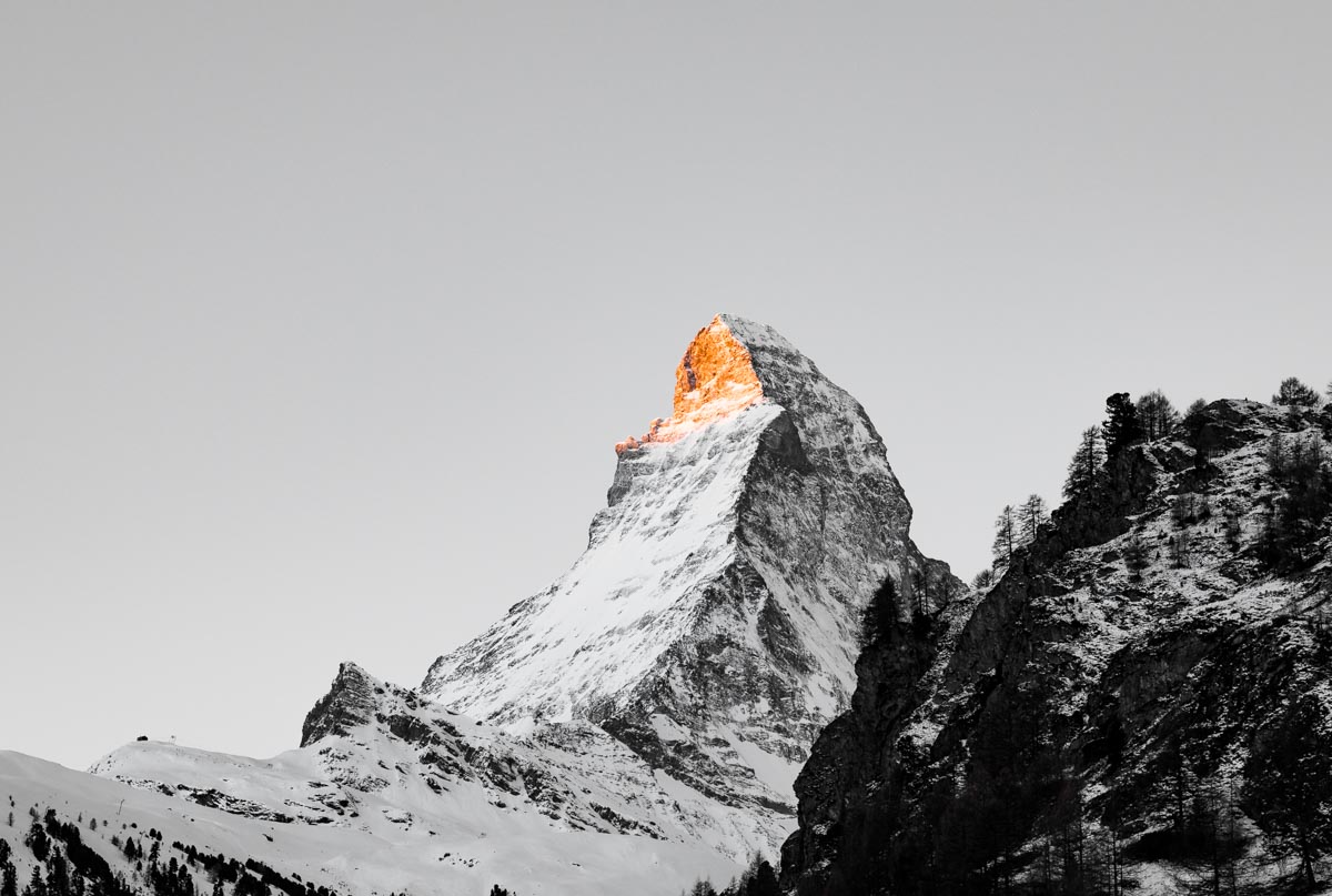 Matterhorn roter Spitz
